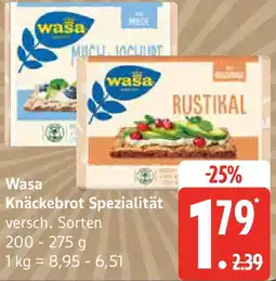 Edeka Wasa Knäckebrot Spezialität Angebot