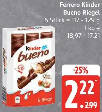 Edeka Ferrero Kinder Bueno Riegel Angebot