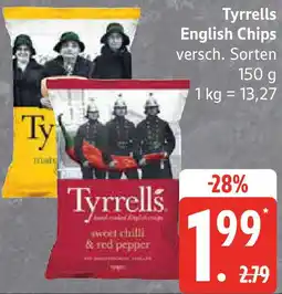 Edeka Tyrrells English Chips Angebot