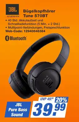 Expert Jbl bügelkopfhörer tune 570bt Angebot