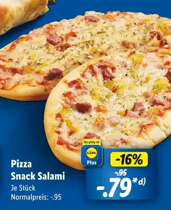 Lidl Lidl pizza snack salami Angebot