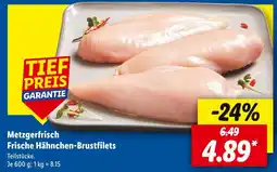 Lidl Metzgerfrisch frische hähnchen-brustfilets Angebot