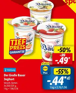 Lidl Bauer der große bauer joghurt Angebot