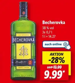 Lidl Becherovka becherovka Angebot