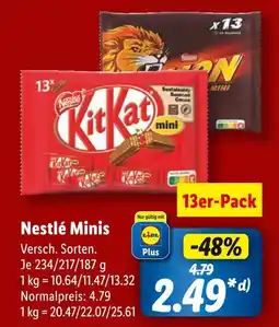 Lidl Nestlé minis Angebot