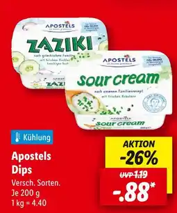 Lidl Apostels zaziki oder sour cream Angebot