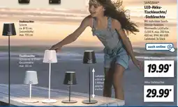 Lidl Sansibar led-akku-tischleuchte/-stehleuchte Angebot