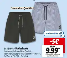 Lidl Sansibar badeshorts Angebot