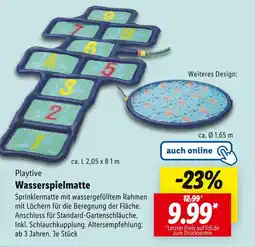 Lidl Playtive wasserspielmatte Angebot