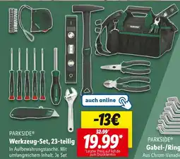 Lidl Parkside werkzeug-set, 23-teilig Angebot