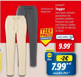 Lidl Esmara jogger Angebot