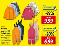 Lidl Lupilu matsch- und buddeljacke/-hose Angebot