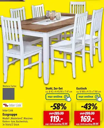 Lidl Inter link essgruppe Angebot