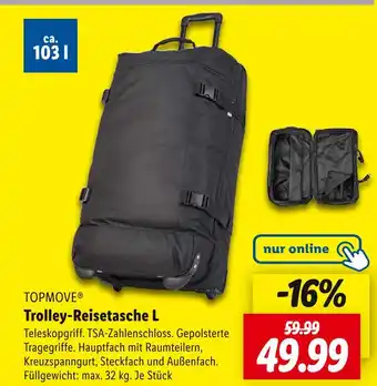 Lidl Topmove trolley-reisetasche l Angebot