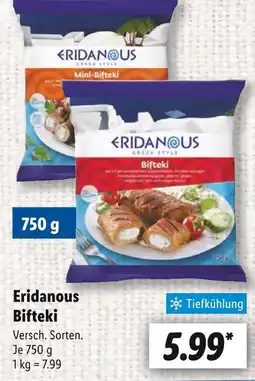 Lidl Eridanous bifteki oder mini-bifteki Angebot