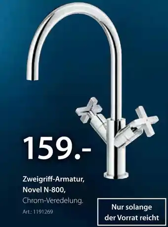 Zurbrüggen Novel zweigriff-armatur n-800 Angebot