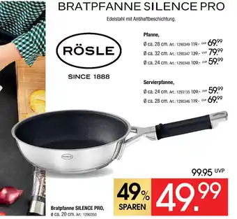 Zurbrüggen Rösle bratpfanne silence pro Angebot
