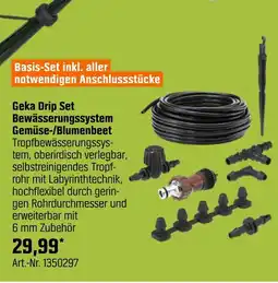 OBI Geka drip set bewässerungssystem gemüse-/blumenbeet Angebot