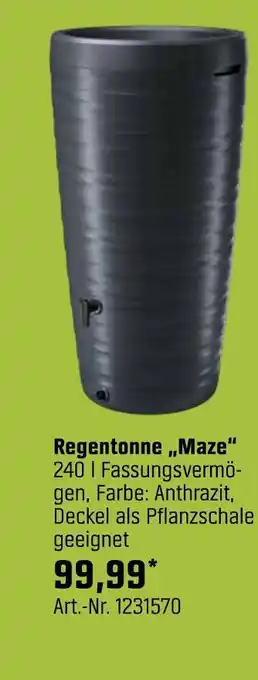 OBI Regentonne maze Angebot