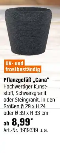 OBI Pflanzgefäß „cana“ Angebot