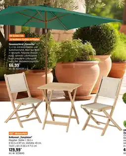 OBI Sonnenschirm camarillo oder balkonset templeton Angebot