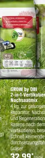 OBI Grow by obi 2-in-1-vertikutier- und nachsaatmix Angebot