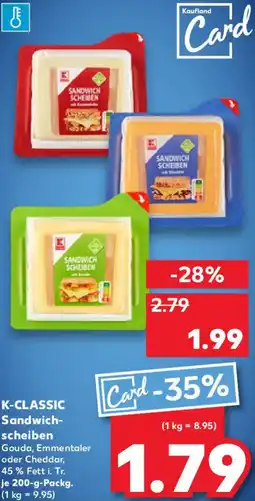 Kaufland K-CLASSIC Sandwich- scheiben Angebot