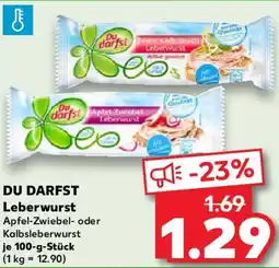 Kaufland DU DARFST Leberwurst Angebot