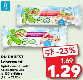 Kaufland DU DARFST Leberwurst Angebot