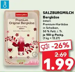 Kaufland SALZBURGMILCH Bergkäse Angebot