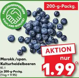 Kaufland Marokk./span. Kulturheidelbeeren Angebot