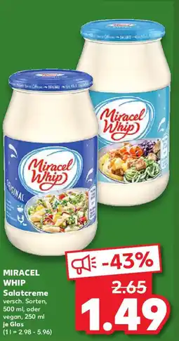 Kaufland MIRACEL WHIP Salatcreme Angebot