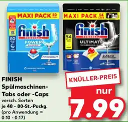 Kaufland FINISH Spülmaschinen- Tabs oder -Caps Angebot
