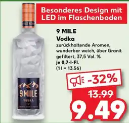 Kaufland 9MILE Vodka Angebot