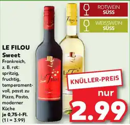 Kaufland LE FILOU Sweet Angebot