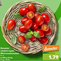 Kaufland Demeter niederl./span. Miniromatomaten Angebot