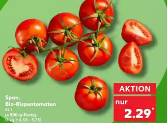 Kaufland Span. Bio-Rispentomaten Angebot