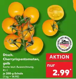 Kaufland Dtsch. Cherryrispentomaten, gelb Angebot