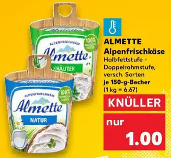 Kaufland ALMETTE Alpenfrischkäse Angebot