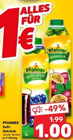 Kaufland PFANNER Saft- Getränk Angebot