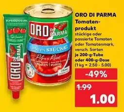 Kaufland ORO DI PARMA Tomaten- produkt Angebot