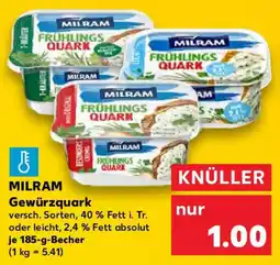 Kaufland MILRAM Gewürzquark Angebot