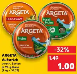 Kaufland ARGETA Aufstrich Angebot