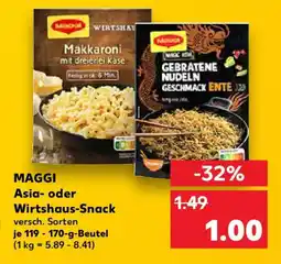 Kaufland MAGGI Asia- oder Wirtshaus-Snack Angebot