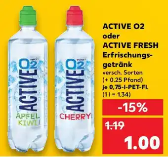 Kaufland ACTIVE 02 oder ACTIVE FRESH Erfrischungs- getränk Angebot