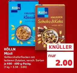Kaufland KÖLLN Müsli Angebot