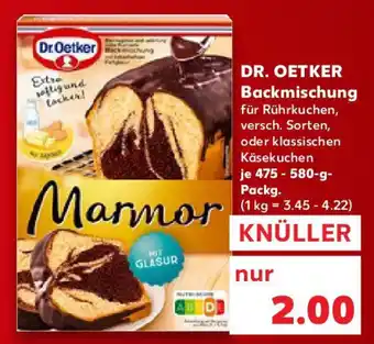 Kaufland DR. OETKER Backmischung Angebot