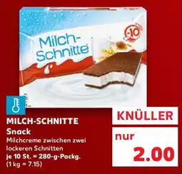 Kaufland MILCH-SCHNITTE Snack Angebot