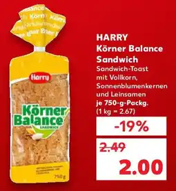 Kaufland HARRY Körner Balance Sandwich Angebot