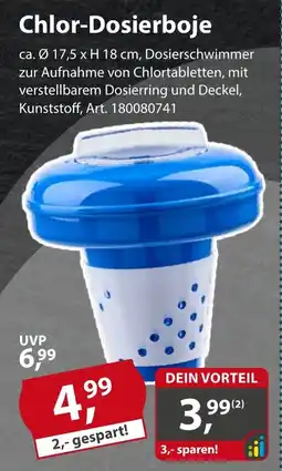 Sonderpreis Baumarkt Chlor-Dosierboje Angebot